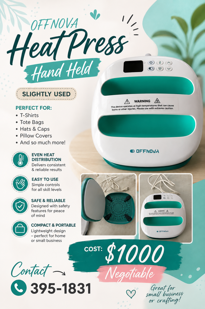 Handheld Heat press